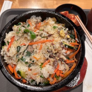 U DupBop - Korean Style Hot Stone Pot Bibimbap (after mixing) - Japanese Near Me - Seattle, Washington U DupBop - Korean Style Hot Stone Pot Bibimbap (after mixing) - Japanese Near Me - Seattle, Washington