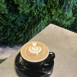 A nice latte! A nice latte!