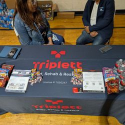 Creative Graphics Lab - Triplett construction table cover and flyers