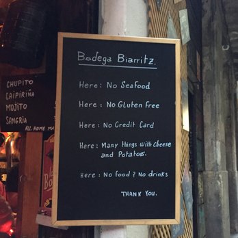 Bodega Biarritz 1881 - House rules - Bars Near Me - Barcelona, B Bodega Biarritz 1881 - House rules - Bars Near Me - Barcelona, B