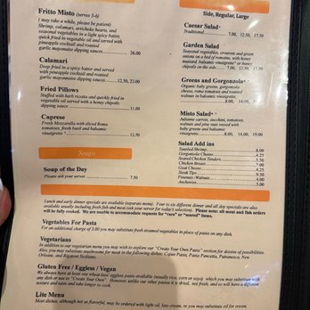 Fritto Misto - Menu 6/2023 - Italian Near Me - Santa Monica, California