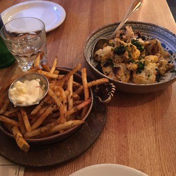 Troya - Spiced fries and cauliflower - Mediterranean Near Me - San Francisco, California Troya - Spiced fries and cauliflower - Mediterranean Near Me - San Francisco, California