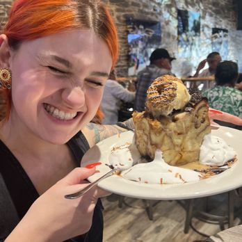 Flappy's Pizza - Samoa girl scout cookie bread pudding!!! - Pizza Near Me - Sonora, California Flappy's Pizza - Samoa girl scout cookie bread pudding!!! - Pizza Near Me - Sonora, California