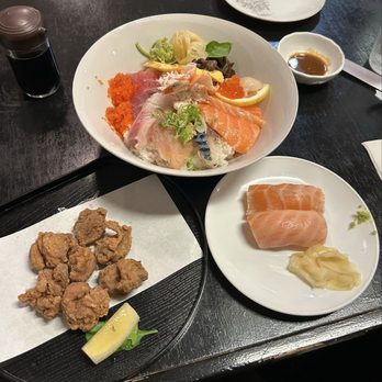Yoshi Japanese Restaurant - Chirashi, Chicken Karaage, Salmon Belly nigiri - Japanese Near Me - Elk Grove, California Yoshi Japanese Restaurant - Chirashi, Chicken Karaage, Salmon Belly nigiri - Japanese Near Me - Elk Grove, California