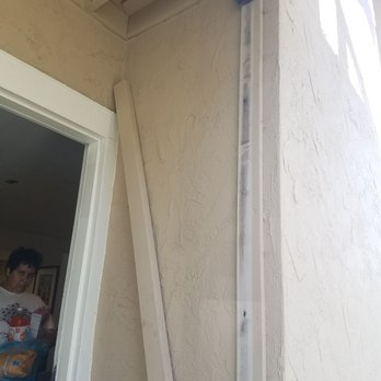 Chase Suite Hotel - When you walked into the door the gutter is not even attached - Hotels Near Me - Newark, California