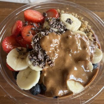 The Hive - Build your own Acai Bowl: Acai, bananas, blueberries, strawberries, cacao nibs, hemp granola, almond butter, and honey. - Coffee & Tea Near Me - Santa Monica, California The Hive - Build your own Acai Bowl: Acai, bananas, blueberries, strawberries, cacao nibs, hemp granola, almond butter, and honey. - Coffee & Tea Near Me - Santa Monica, California