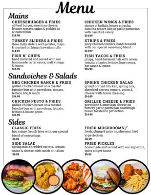 Menu photo 2 The Well Comedy Club Bakersfield, CA Menu photo 2 The Well Comedy Club Bakersfield, CA