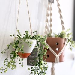 Artisanat Home Decor - Hanging planters can make those weird empty spaces look brighter.