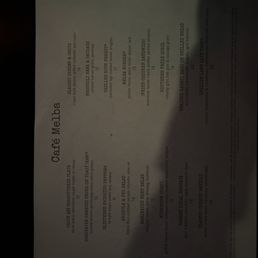 Menu Menu