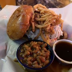 Bourbons Bar and Grill - Pork BBQ Sandwich
