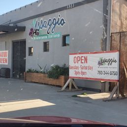 Exterior outside entrance of Assaggio Italian Restaurant - Brawley, California Exterior outside entrance of Assaggio Italian Restaurant - Brawley, California