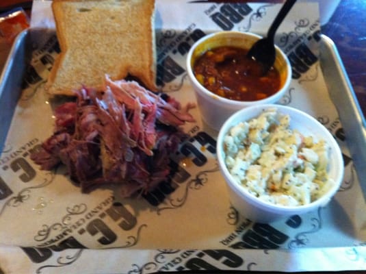Photo of Grand Champion BBQ - Roswell, GA, US. Delicious pork and stew!