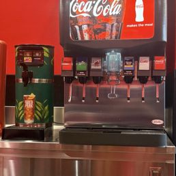 Self serve drink choices Self serve drink choices