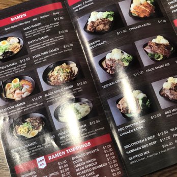 Ramen 101 - Menu - Hawaiian Near Me - Modesto, California Ramen 101 - Menu - Hawaiian Near Me - Modesto, California