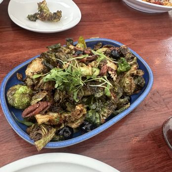 Schooners Monterey - Crispy Brussel Sprouts, Pecans, Blueberries* - Seafood Near Me - Monterey, California Schooners Monterey - Crispy Brussel Sprouts, Pecans, Blueberries* - Seafood Near Me - Monterey, California