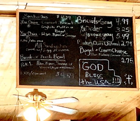 Menu photo 3 Mock's Crossroads Coffee Mill Clayton, NM