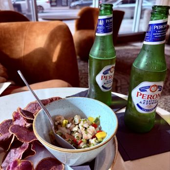 The Dotted Line - Shrimp ceviche $7 - Breakfast & Brunch Near Me - Honolulu, Hawaii