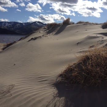 Washoe Lake State Park - Sand Dunes by lake - Lakes Near Me - Carson City, Nevada