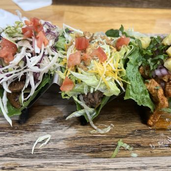 Tall City Bistro - Keto Tacos (Bistro/Braised Beef/Pastor) - Breakfast & Brunch Near Me - Midland, Texas Tall City Bistro - Keto Tacos (Bistro/Braised Beef/Pastor) - Breakfast & Brunch Near Me - Midland, Texas