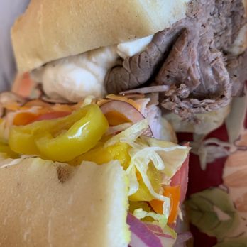Vito's Italian Deli - Shared half my Roast Beef and Mutz Hero with the husband in exchange for the Turkey and Cheese Hero - Delis Near Me - Hoboken, New Jersey