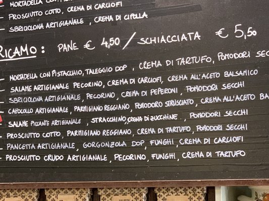 Menu photo 1 SandwiChic Florence, FI