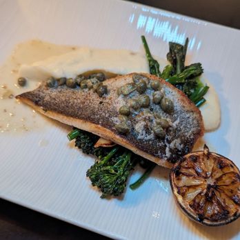 West Street Grill - Pan Roasted Idaho Trout - New American Near Me - Litchfield, Connecticut West Street Grill - Pan Roasted Idaho Trout - New American Near Me - Litchfield, Connecticut