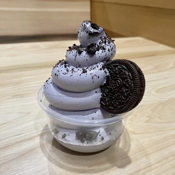 Nobibi Ice Cream - Ube ice cream w/ Oreo topping - Ice Cream & Frozen Yogurt Near Me - Eastvale, California Nobibi Ice Cream - Ube ice cream w/ Oreo topping - Ice Cream & Frozen Yogurt Near Me - Eastvale, California