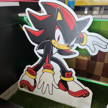 Sonic The Hedgehog Speed Cafe - Shadow the Hedgehog cut-out - Fast Food Near Me - Katy, Texas Sonic The Hedgehog Speed Cafe - Shadow the Hedgehog cut-out - Fast Food Near Me - Katy, Texas
