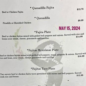 Macho Taco - Menu. - Mexican Near Me - Austin, Texas