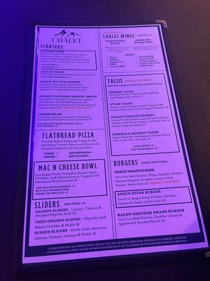 Menu photo 3 Chalet Chicago, IL