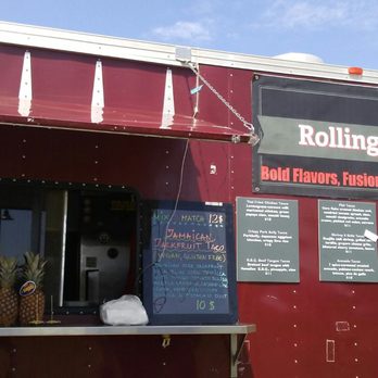 Rolling Fusion - a red food truck with menus - Food Trucks Near Me - Las Vegas, Nevada