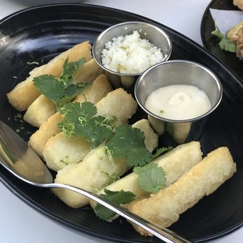 Glass & Vine - Crispy yuca - New American Near Me - Miami, Florida Glass & Vine - Crispy yuca - New American Near Me - Miami, Florida