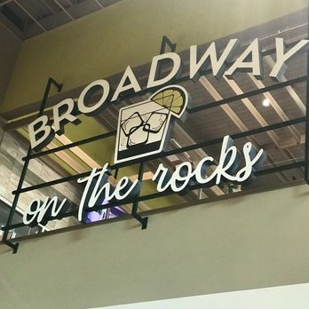 Broadway on the Rocks - Sign leading upstairs - Bars Near Me - Boise, Idaho
