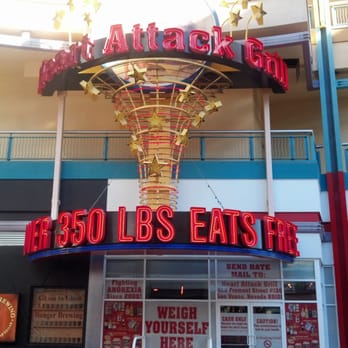 Neonopolis - Heart Attack Grill. Weigh in before entering. Over 350 pounds eat free - Shopping Centers Near Me - Las Vegas, Nevada