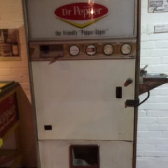 Dr Pepper Museum - One of the older mechanical vender machines. - Museums Near Me - Waco, Texas