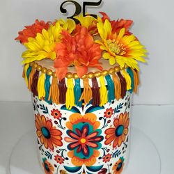 Mexican themed cake