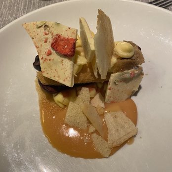 Fire Restaurant & Lounge - Tiramisu with white chocolate - New American Near Me - Denver, Colorado Fire Restaurant & Lounge - Tiramisu with white chocolate - New American Near Me - Denver, Colorado