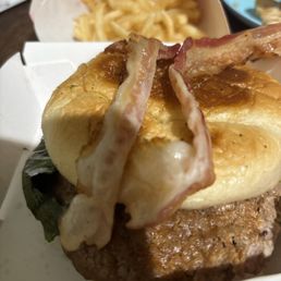 Garlic Parm, double with lettuce and bacon Garlic Parm, double with lettuce and bacon