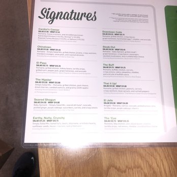 Simply Salad - Menu - Salad Near Me - Cerritos, California Simply Salad - Menu - Salad Near Me - Cerritos, California