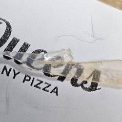 Queens NY Pizza - Close-up, it's actually very firm and sharp, this is every bit of a blade.