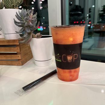 Magic Cup - Strawberry mango smoothie - Bubble Tea Near Me - McKinney, Texas Magic Cup - Strawberry mango smoothie - Bubble Tea Near Me - McKinney, Texas
