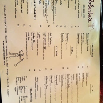 Roberta's - Menu - Pizza Near Me - Brooklyn, New York Roberta's - Menu - Pizza Near Me - Brooklyn, New York