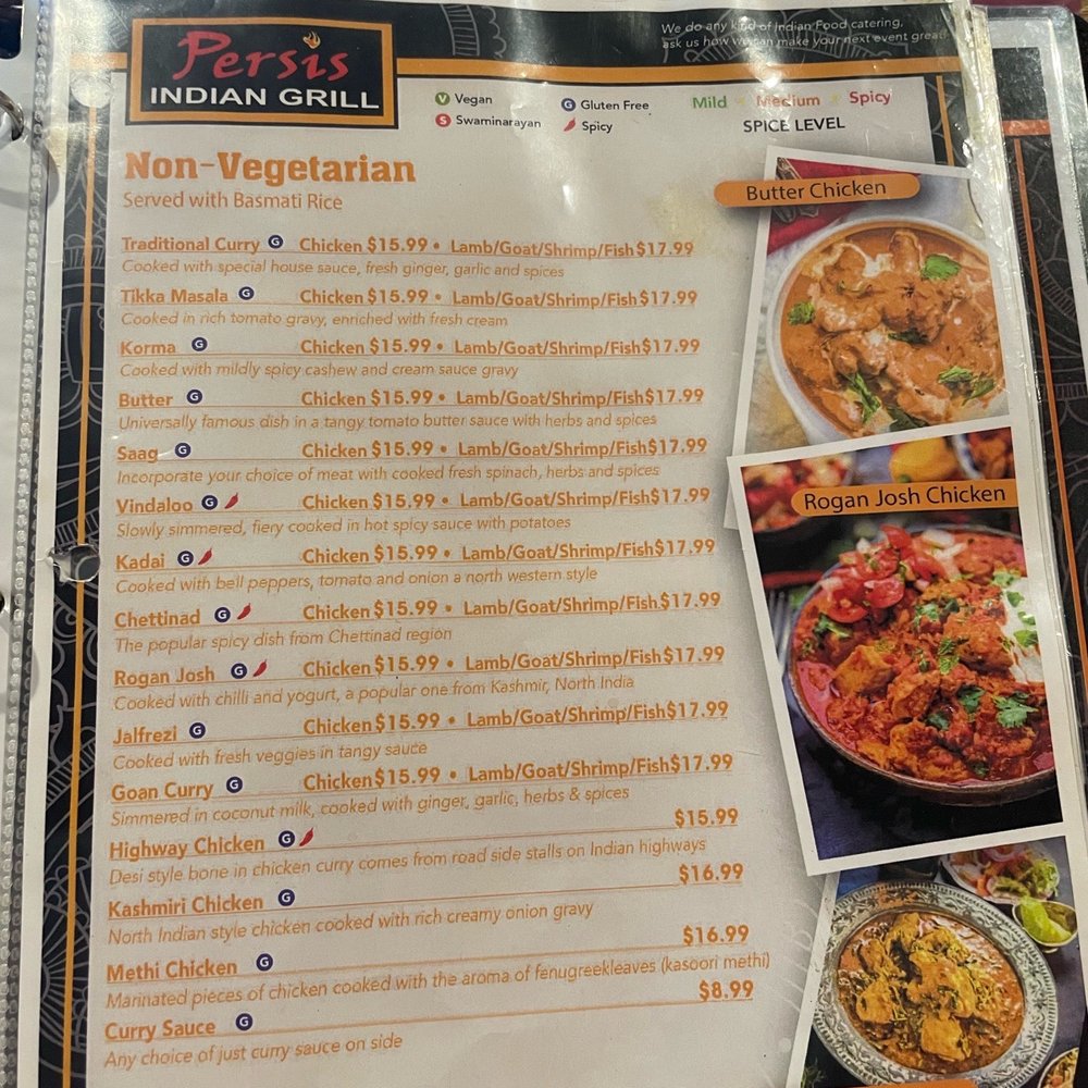 Persis - Menu - Indian Near Me - Augusta, Georgia Persis - Menu - Indian Near Me - Augusta, Georgia