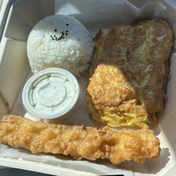 Mr Fish & Chips - Pan Fried Cod Fillet w/ Fried Zucchini and Rice