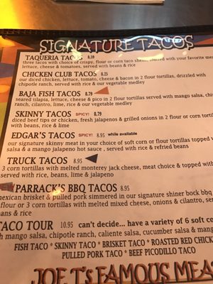 Menu photo 7 Joe Taco Amarillo, TX