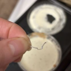 Wingstop - Steel wool in my chicken sandwich