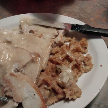 Santa Fe Mining Company - Looking at a waffle made of stuffing - American Near Me - Las Vegas, Nevada