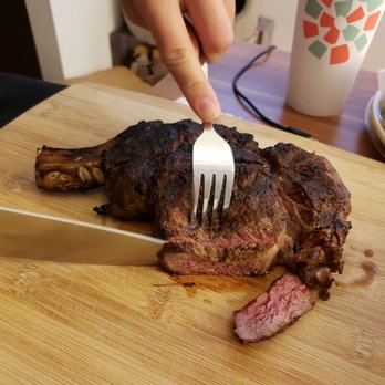 The Stockyard Restaurant - 20 oz bone in ribe eye (medium rare) - Bars Near Me - Brighton, Massachusetts