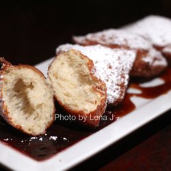 The Last Word - Inside of Beignets ($8) - salted caramel and strawberry basil red wine jam. The beignets weren't great but we liked the jam