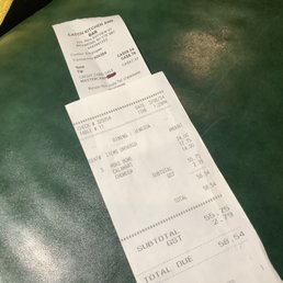4 people---2 separate bills
